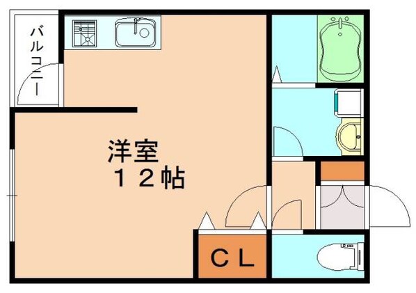 鯰田駅 徒歩25分 5階の物件間取画像